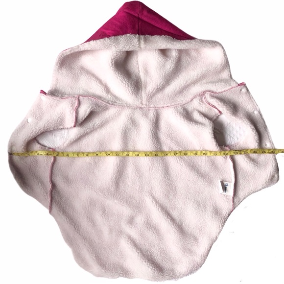 NEW Dog Coat w Hood Pink Metallic Sherpa Fleece M/L NWT - Picture 6 of 13